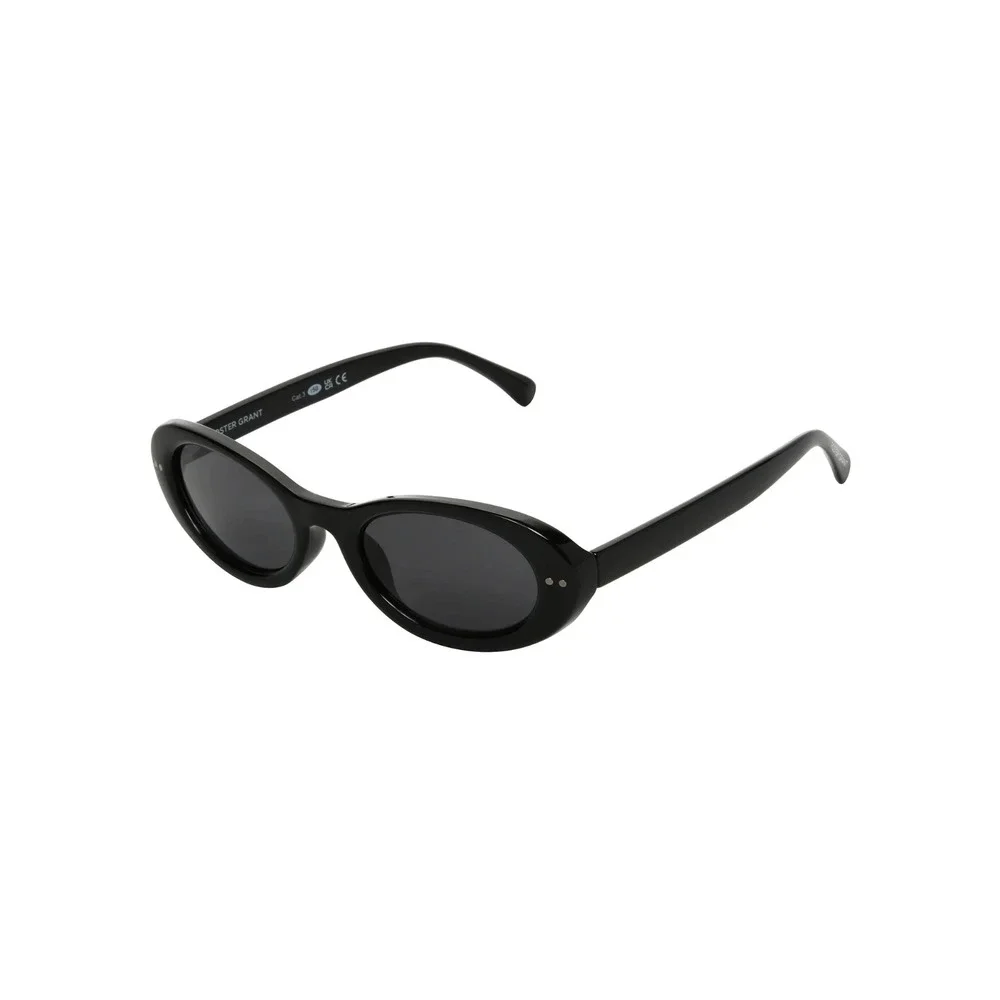 Foster Grant‎ Womens Black Oval Trend Sunglasses T12